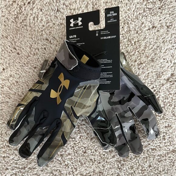 Under Armour Men's UA F8 Novelty Football Gloves - Picture 3 of 4